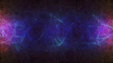 Blue White Glitch Wireframe Tunnel Stock Footage 326726335