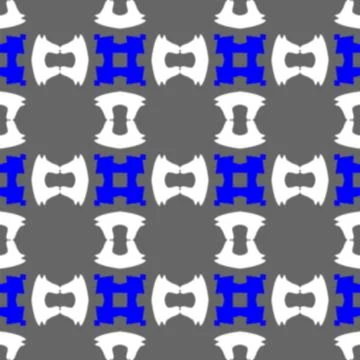 Blue white gray seamless pattern Stock Illustration