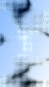 Blue white halftone dot pattern with soft gradient, abstract dotted texture.. Stock Illustration