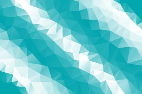 Blue &amp; White Lines Abstract Low Poly Geometric Polygonal Background Vector Illustrazione stock