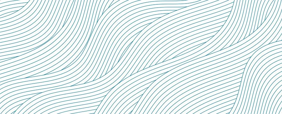 Blue white minimal linear waves abstract futuristic tech background Illustrazione stock