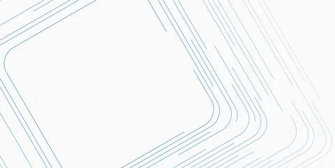 Blue white minimal square lines abstract futuristic tech background Stockillustratie