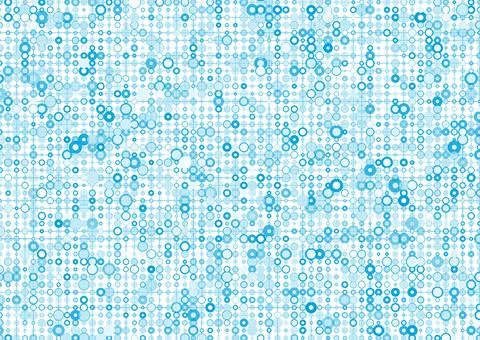 Blue white minimalism connect dots abstract futuristic background Stock Illustration