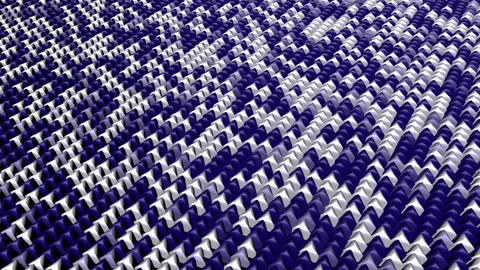 Blue White Pattern Stock Footage 159199824
