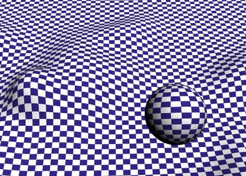 Blue - white plane Stock Illustration