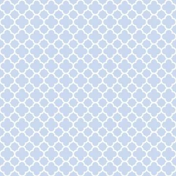 Blue White Quatrefoil Pattern Background Stock Illustration