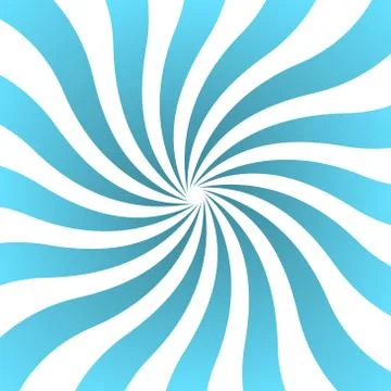 Blue white rays poster flare Stock Illustration