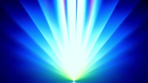 Blue White Spotlight Beam Stock Footage 340297469