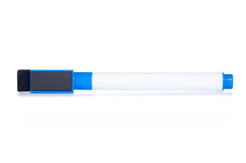 Blue whiteboard marker Stock Photos