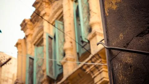 The Blue Window At Multan - Pakistan Stock Photos