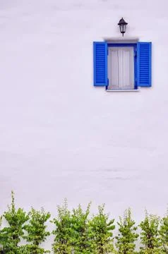 Blue window Stock Photos