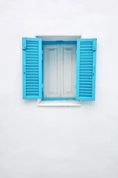 Blue window Stock Photos