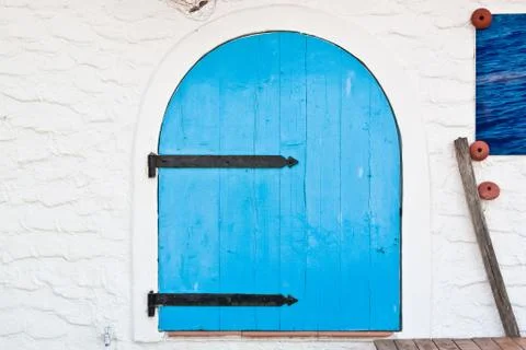 Blue window Foto stock