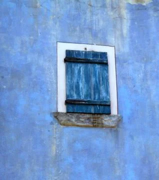 Blue window Stock Photos