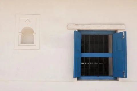 Blue Window Foto stock