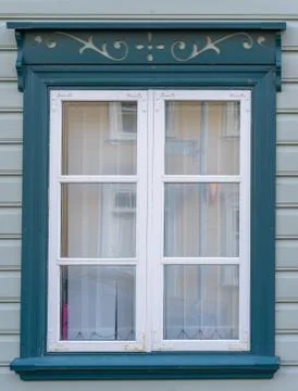 Blue Window Foto stock