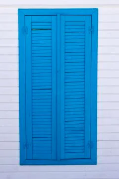 Blue window Stock Photos