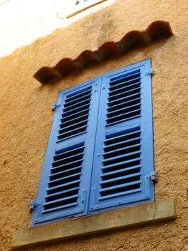 Blue window Stock Photos