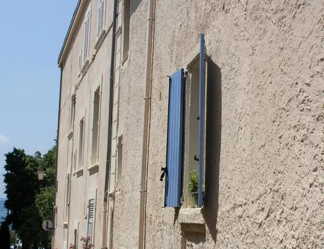 Blue windows Stock Photos