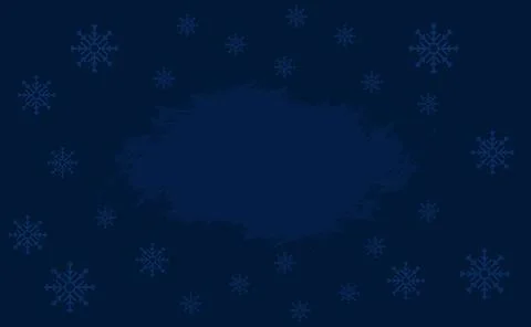 Blue Winter background design, Merry Christmas and Happy New Year. Stock Illustration