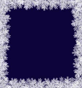 Blue winter background Stock Illustration