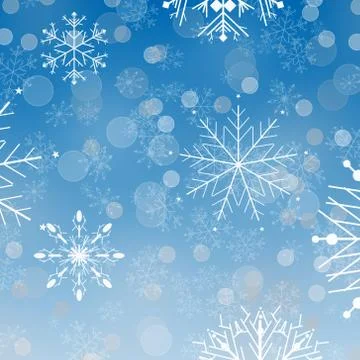 Blue winter background Stock Illustration