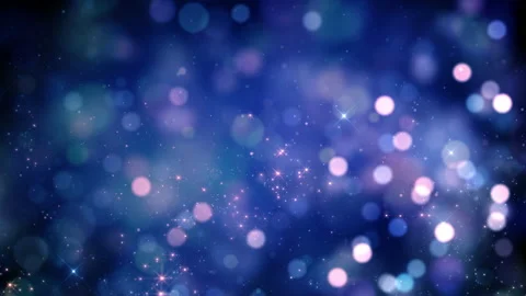 Blue winter bokeh background graphic light Stock Footage 204538944