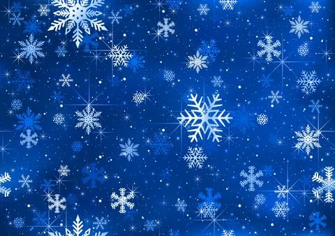 Blue Winter Christmas Seamless Pattern Illustrazione stock