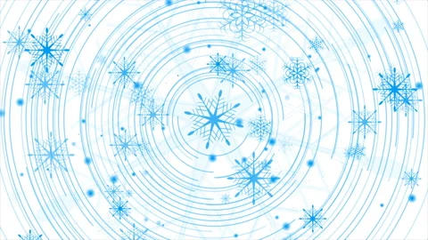 Blue winter Christmas tech abstract motion background Video stock 144310758