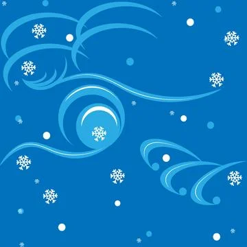 Blue winter frosty background. Vector illustration 스톡 일러스트