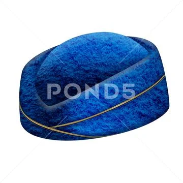 Blue Winter Hat Angle PSD-sjabloon
