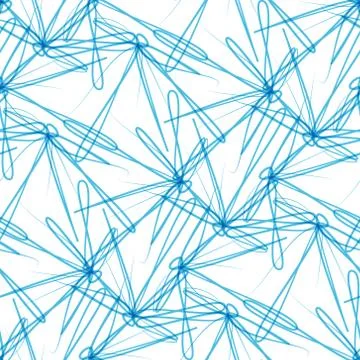 Blue winter seamless Stock Illustration