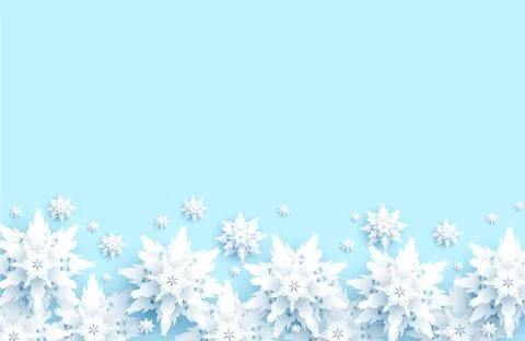 Blue winter snow Illustrazione stock