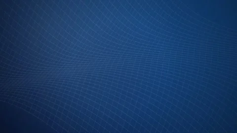 A blue wireframe mesh undulates in a seamless loop Stock Footage 341274625
