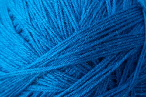 Blue wool background Stock Photos