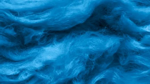 Blue wool with a visible texture. background Stock Footage 302209762