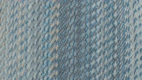 Blue woolen fabric Stock Footage 137654662