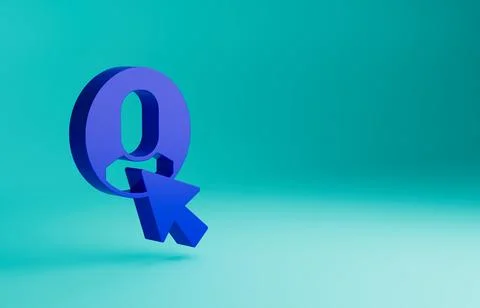 Blue Worker icon isolated on blue background. Business avatar symbol user Stock Illustration