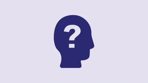 Blue Worker icon isolated on purple background. Business avatar symbol user Stock Footage 232865459