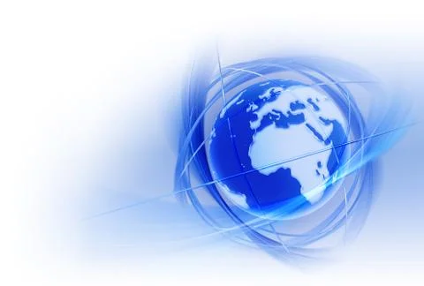 Blue world Stock Illustration