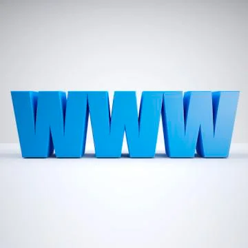 Blue world wide web Stock Illustration