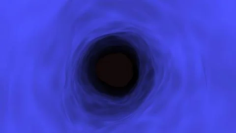 Blue Wormhole Stock Illustration