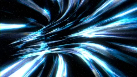 Blue wormhole in space animation Stock Footage 72708194