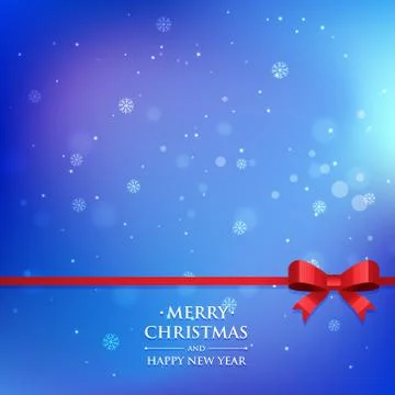 Blue xmas greeting background Stock Illustration