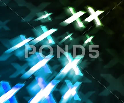 Blue xxx abstract background Stock Illustration