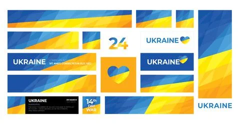 Blue yellow abstract backgrounds Stock Illustration