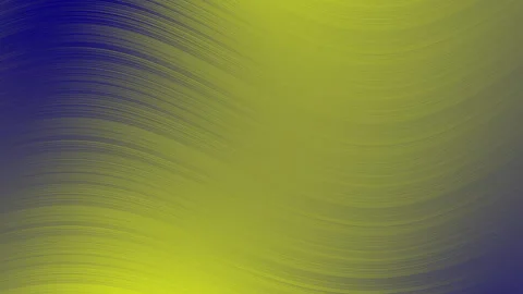 Blue yellow gradient curves create abstract wavy lines Stock Footage 301413943