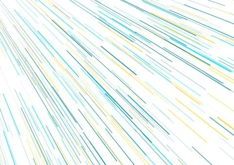 Blue yellow minimal lines abstract futuristic tech background Stock Illustration
