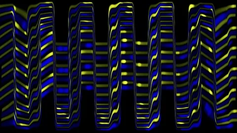 Blue &amp; yellow motion background video Stock Footage 71256524