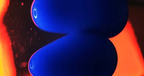 Blue Yellow Plasma Ball Normal Speed Stock Footage 71010601